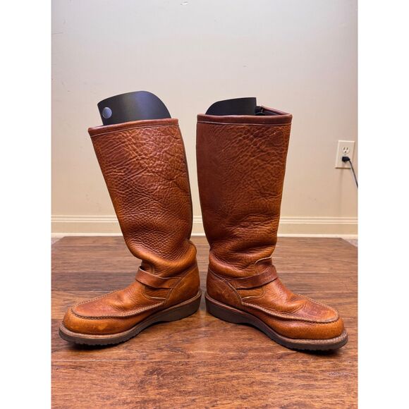 KING RANCH CHIPPEWA Full Leather Snake/Hunting Boots, Sz 9B - Picture 5 of 10